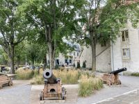 3. Reisetag – Stadtrundfahrt Québec und Ausflug in die Umgebung – Kanonen in der unteren Altstadt