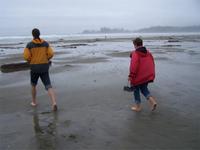 Spaziergang am Longbeach