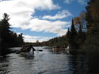 Kanufahrt auf dem Source-See