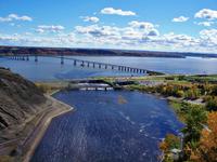 Ein traumhafter Blick auf den St. Lorenz Strom
