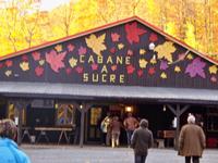 Abendessen im traditionellen Sugar Shack