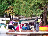 Der nächste Kanu ist bereit