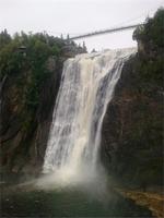 Blick auf die Montmorency Falls