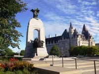 Blick auf das Chateau Laurier in Ottawa