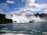 Blick auf den kanadischen Wasserfall