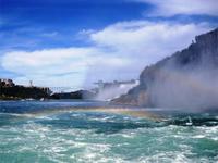 Blick auf den amerikanischen Wasserfall