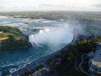 Blick auf den kanadischen Wasserfall