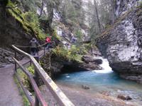 Am Johnston Canyon im Banff Nationalpark