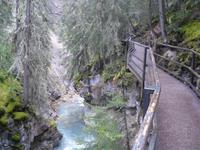 Am Johnston Canyon im Banff Nationalpark