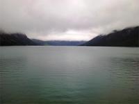 Lake Minnewanka im Banff Nationalpark