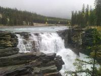 An den Athabasca Falls