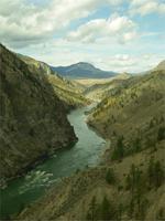 Blick auf den Fraser Canyon