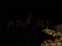 Leuchtendes Parlament in Victoria