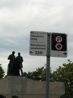 Parken nur für Senatoren