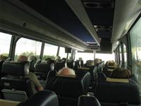 Ankunft in Calgary - im VIP-Bus