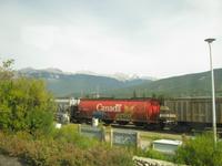 Kanadischer Zug in Jasper