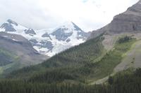 Berglandschaft um den Maligne See