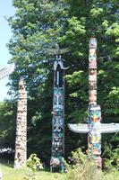 die Totempfähle im Stanley Park