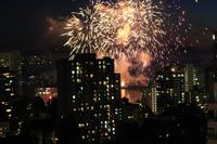 groesster Offshore-Feuerwekswettbewerb der Welt