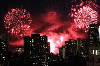 Blick von der 24. Etage des Empire Landmark Hotels