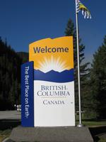 Grenze Alberta - British Columbia