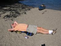 Clearwater Lake - Reiseleiter bei der Arbeit