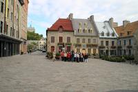 Auf dem Marktplatz von Quebec City