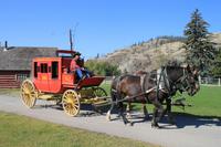 Die Postkutsche ist unterwegs