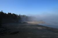 Am frühen Morgen am Pazifik