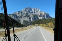 Highway in die Rocky Mountains