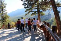 Aussicht auf das Banff Springs Hotel