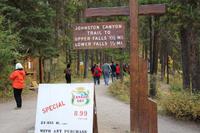 Wanderung am Johnston Canyon