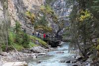 Wanderung am Johnston Canyon