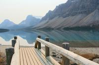 Spiegelung im Bow Lake am Icefield Parkway