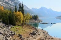 Medicine Lake im Jasper-Nationalpark