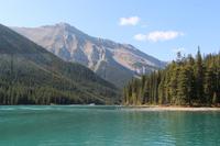 Bootsfahrt auf dem Maligne Lake im Jasper-Nationalpark