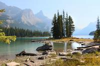Spirit Island am Maligne Lake