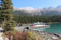 Bootsfahrt auf dem Maligne Lake