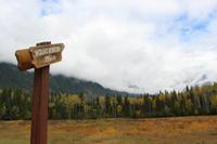 Am Fuße des Mount Robson - leider wolkenverhangen