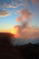 Sonnenaufgang an den Niagara-Fällen