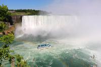 Bootsfahrt an den Niagara-Fällen