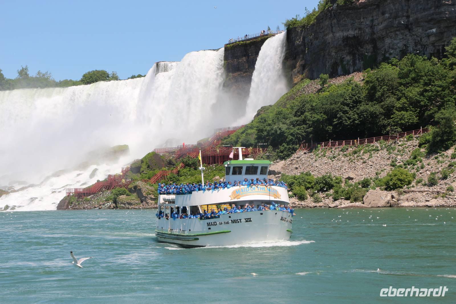 Bootsfahrt an den Niagara-Fällen - Maid of the Mist