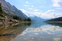 Medicine Lake im Jasper-Nationalpark