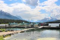 Bootsfahrt auf dem Maligne-See im Jasper-Nationalpark