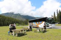 Picknick-Pause am Athabasca River