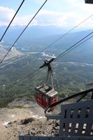 Jasper Tramway - 2277 Meter hoch auf den Whistlers Mountain