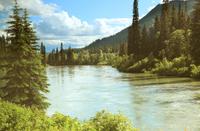 Zugfahrt mit dem Canadian von Jasper nach Vancouver - North Thompson River