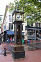 Stadtrundfahrt in Vancouver - Dampfuhr in Gastown