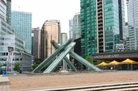Stadtrundfahrt in Vancouver - Olympisches Feuer von 2010