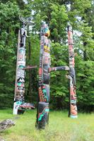 Totempfähle im Stanleypark in Vancouver